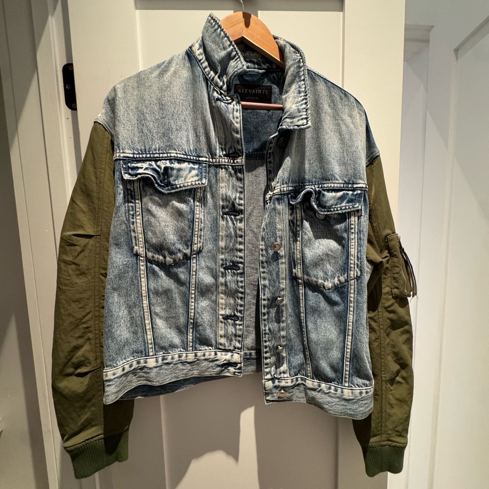 All Saints Blue Denim Jacket